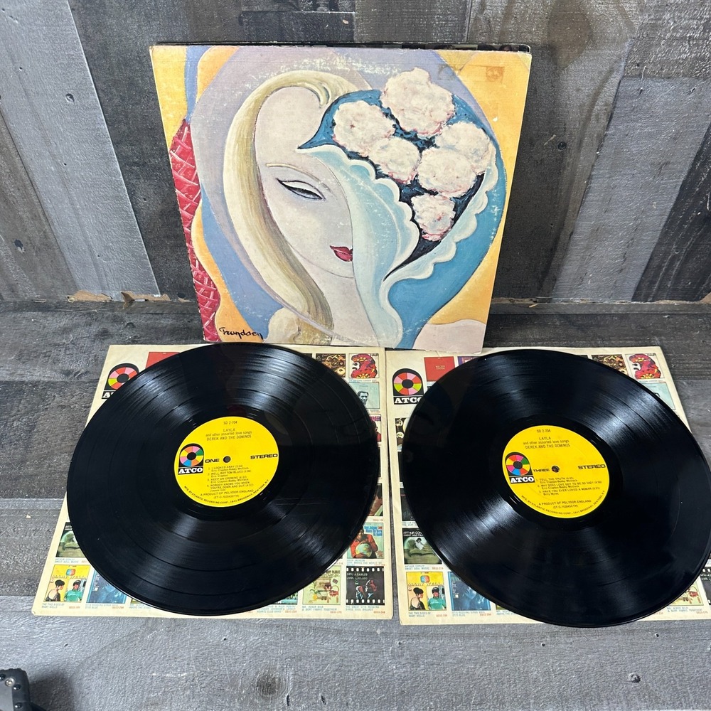 Derek and the Dominos Layla Other Assorted Love Songs 2LP ATCO SD 2-704